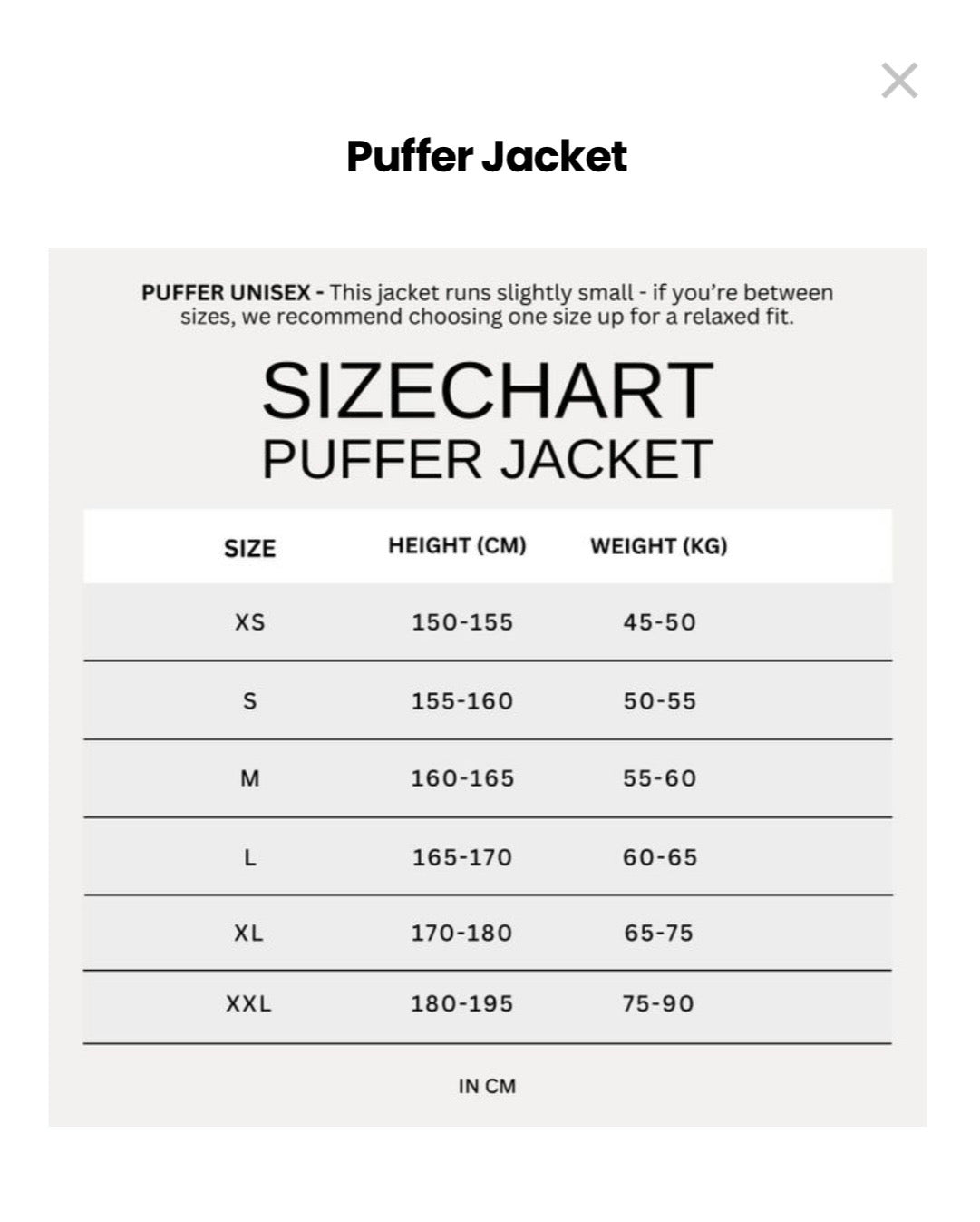 Daunen-Pufferjacke